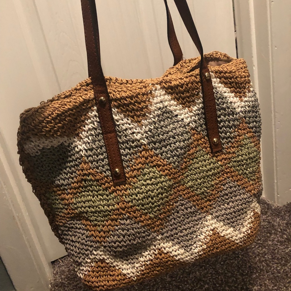 Large crochet bag